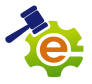 Equipment Dispositions gear and gavel icon